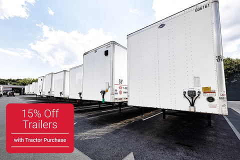 Additionally, Ryder will offer its “A Truckload of Savings” event where buyers may receive up to 15% off the advertised price of a trailer when they purchase a qualifying pre-owned tractor. (Photo: Business Wire)