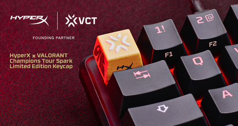 HyperX Announces VALORANT Champions Tour-Inspired Keycap in Collaboration with Riot Games (Graphic: Business Wire)