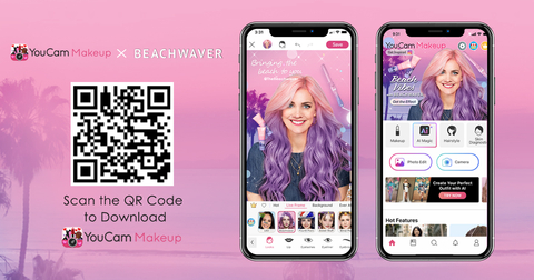 original Perfect Corp. Partners with The Beachwaver Co. for an Interactive Summer AR Filter Effect (Photo: Business Wire)