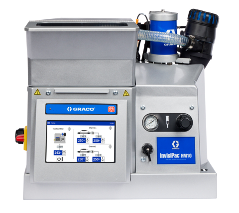 Graco Introduces the InvisiPac HM10 - New Hot Melt Adhesive Dispense System Makes Tank-Free™ Melt-on-Demand Technology Available to Packaging Lines of Any Volume at Any Speed (Photo: Business Wire)