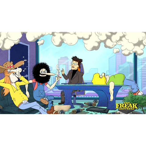 Weedmaps and "The Freak Brothers" Get Lit for Season 2 (Graphic: Business Wire)