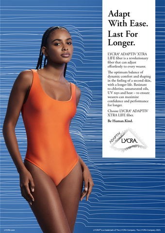 The LYCRA Company introduces LYCRA® ADAPTIV XTRA LIFE fiber for swimwear and activewear that lasts up to 10 times longer than garments made with ordinary spandex. (Photo: Business Wire)