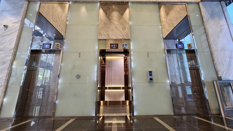 One Raffles Place Replaced Elevators (Photo: Business Wire)