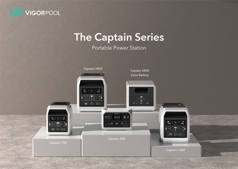 original VigorPool's CAPTAIN Series Debuts at IFA Berlin 2023: Top Choice of Outdoor Adventures & Emergency Power Solutions. (Photo: Business Wire)
