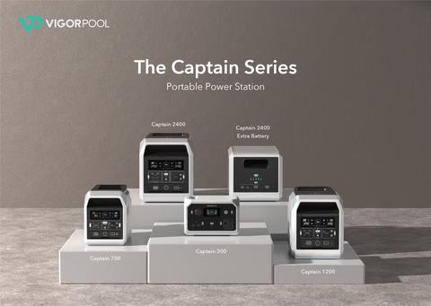 VigorPool's CAPTAIN Series Debuts at IFA Berlin 2023: Top Choice of Outdoor Adventures & Emergency Power Solutions. (Photo: Business Wire)