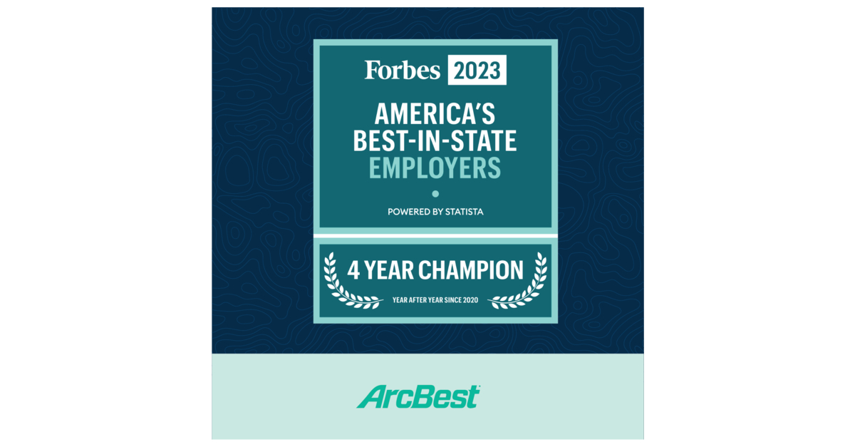 ArcBest Recognized By Forbes As One Of America’s Best-in-State ...