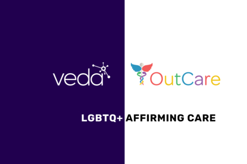 original Veda Partners with OutCare to Support Health Equity for LGBTQ+ Communities (Graphic: Business Wire)