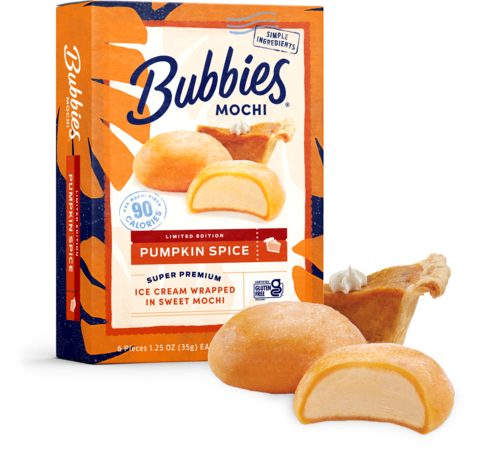 Bubbies Pumpkin Spice Mochi Ice Cream. (Photo: Business Wire)