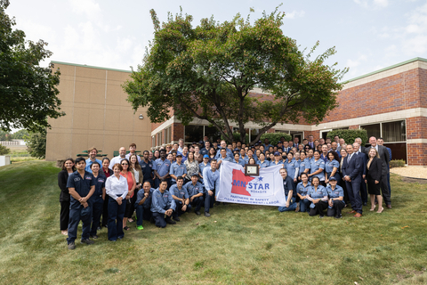 St. Paul employee-partners celebrated earning VPP MN Star worksite Monday at the Cintas location. (Photo: Business Wire)