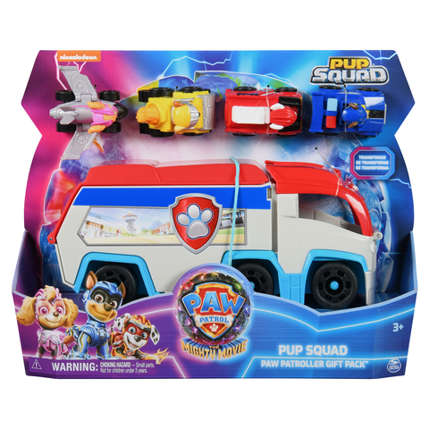 Paw Patrol Mighty Movie Pup Squad Mini Vehicles and Paw Patroller (Photo: Business Wire)