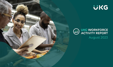 UKG Workforce Activity Report for August 2023