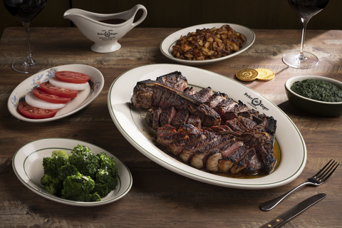 Peter Luger Steak House Las Vegas at Caesars Palace - Steak for Three, Appetizers and Vegetables (Credit Caesars Entertainment)