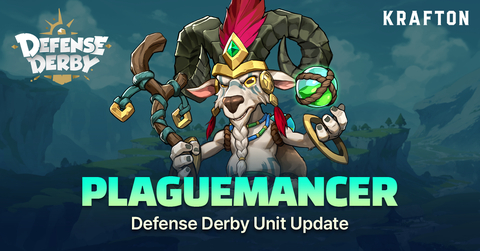 RisingWings of KRAFTON announced the first update for its upcoming real-time strategy defense mobile game, Defense Derby. The update introduces a new unit, the Plaguemancer, a magic-type unit of the beast faction. (Graphic: Business Wire)