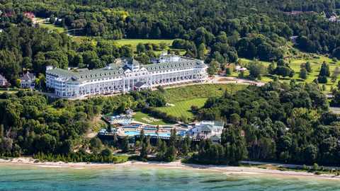 Grand Hotel (1887) Mackinac Island, Michigan. Credit: Historic Hotels of America and Grand Hotel.