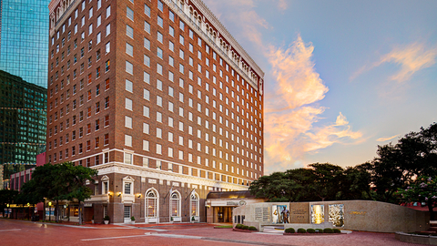 Hilton Fort Worth (1921) Fort Worth, Texas. Credit: Historic Hotels of America and Hilton Fort Worth.