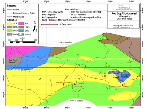 Figure 2: Goodspeed 2023 Drill Hole Locations (Graphic: Business Wire)