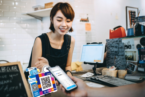 Starting from today, users of six digital payment apps including Alipay, AlipayHK, MPay, TrueMoney, and Touch 'n Go eWallet will be able to travel and shop cashless in the country, by simply scanning the ZeroPay QR placed at the merchant's counter with their home e-wallet apps (Photo: Business Wire)