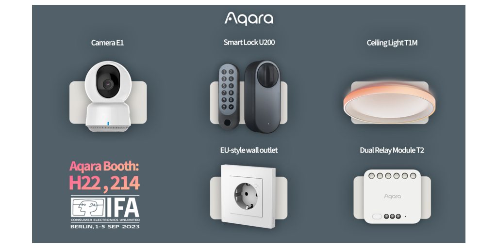 Aqara presenta all'IFA 2023 i nuovi dispositivi per la casa intelligente e si impegna per il futuro del vivere connesso