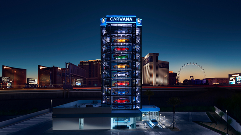 Carvana successfully disrupted the auto industry with a proven e-commerce model serving millions of satisfied customers and is the fastest growing used automotive retailer in U.S. history. Any of the Carvana signature Car Vending Machines give customers one of the most unique, innovative car buying experiences. (Photo: Business Wire)
