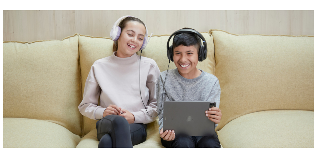 kindgerechten Belkin mit Inspire hochwertigen für präsentiert Headset dem Kinder | und Klang Wire Business SoundForm Komfort