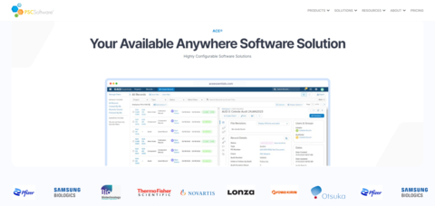 PSC Software website preview (Graphic: Business Wire)