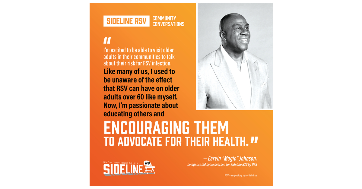 GSK and Earvin “Magic” Johnson to Host Community Awareness Events about