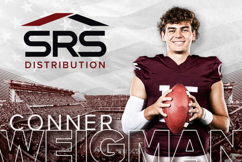 SRS Distribution announces NIL Partnership with Texas A&M Starting Quarterback and 2022 Freshman All-American Conner Weigman for 2023 Season (Graphic: Business Wire)