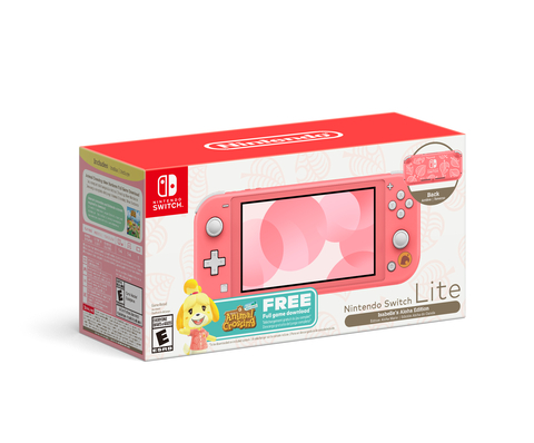 Swing by Resident Services with the Nintendo Switch Lite Isabelle’s Aloha Edition – Animal Crossing: New Horizons Bundle. (Photo: Business Wire)