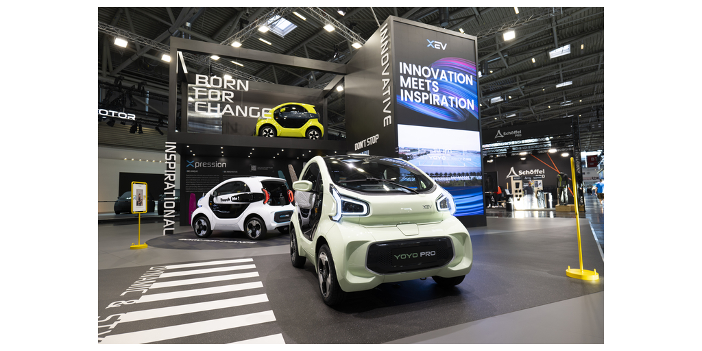 XEV presenta all'IAA Mobility la YOYO, il suo ultimissimo modello, disponibile a partire dal quarto trimestre