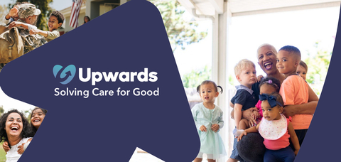 WeeCare, the leading national childcare network, announced its new name and brand identity: Upwards. (Graphic: Business Wire)