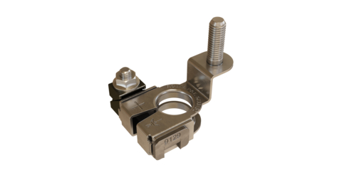 original Eaton’s stamped battery terminals surpass industry standards and can be uniquely customized to customer specifications. (Photo: Business Wire)