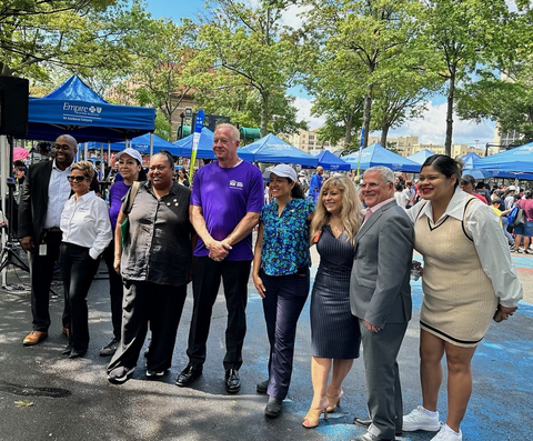 Leadership from Empire and Family Health Centers at NYU Langone joined together to assist children and families in preparing for the upcoming school year. (Photo: Business Wire)