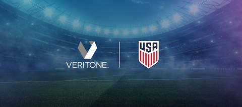 Veritone has renewed its AI and monetization partnership with U.S. Soccer. Through the global partnership, Veritone will continue to serve as the archive of record and a licensing partner for all U.S. Soccer-owned content including all National Teams. Veritone’s global licensing service utilizes its AI platform to enable marquee sporting and news rights holders worldwide to more efficiently and effectively archive and monetize their video rights. (Graphic: Business Wire)