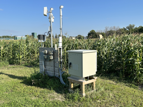 Wireless equipment at local ARA farm site. (Photo: Business Wire)
