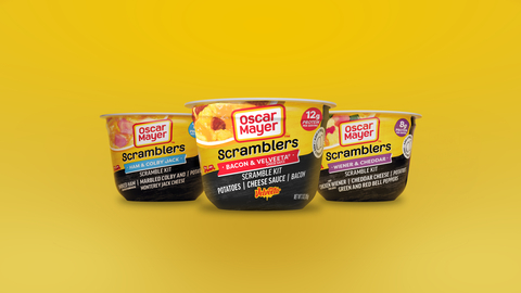 Oscar Mayer Scramblers shake up breakfast with three delicious, hearty varieties. (Photo: Business Wire)