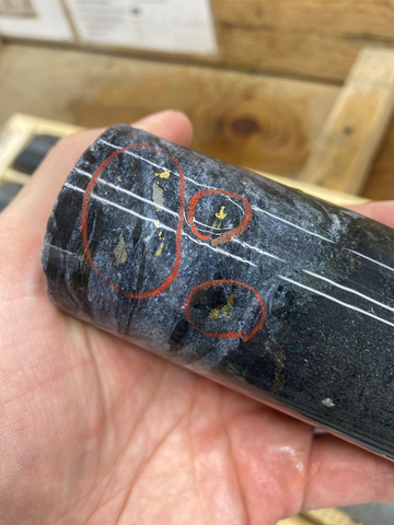 Figure 3 – 24/27 Deposit Drilling – Closeup Image of Hole of TFS23-08 (Photo: Business Wire)