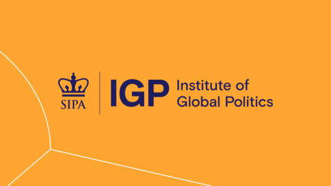 IGP is a new hub for connecting global leaders and scholars, driving policy change, and tackling the world's biggest challenges. Based out of Columbia University's School of International and Public Affairs (SIPA). (Graphic: Business Wire)