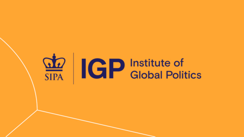 original IGP is a new hub for connecting global leaders and scholars, driving policy change, and tackling the world's biggest challenges. Based out of Columbia University's School of International and Public Affairs (SIPA). (Graphic: Business Wire)