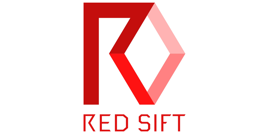 Red Sift BusinessWire Logo Mark Red Shades White