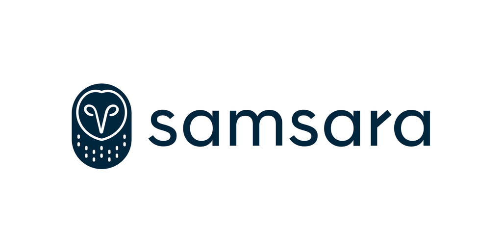 samsara horizontal logo navy