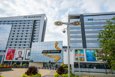 original Mall of America® upgrades surveillance and security with Axis panoramic, pan/tilt/zoom (PTZ), dome, and body worn cameras. Cameras augment bike and foot patrols, K-9 units, and behavioral analysts to maintain a safe and fun environment. (Photo: Business Wire)