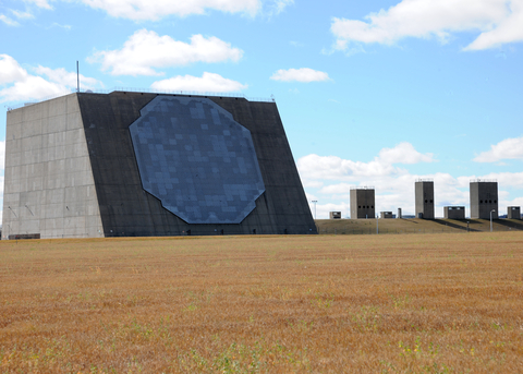 A full view of the Perimeter Acquisition Radar building located at Cavalier Air Force Station in North Dakota. The building houses the Perimeter Acquisition Radar Attack Characterization System, a key piece of the national military command system. (Photo: Business Wire)
