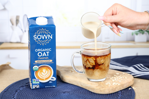 SunOpta Launches Newest Flavor in its SOWN® Organic Oat Creamer Lineup, Introducing Brown Sugar Organic Oat Creamer (Photo: Business Wire)