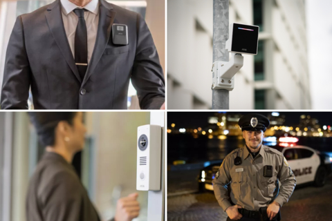 Axis Communications continues to expand its portfolio of innovative products and solutions with the launch of the AXIS W110 Body Worn Camera, AXIS D2210-VE Security Radar, AXIS I8116-E Network Video Intercom, and AXIS W400 Body Worn Activation Kit during GSX 2023. (Photo: Business Wire)