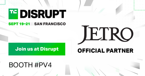 JETRO to sponsor Japan Pavilion at TechCrunch Disrupt 2023 (Graphic: Business Wire)