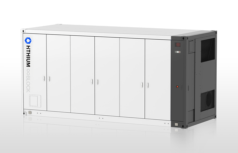 original Hithium 5 MWh container (Photo: Business Wire)