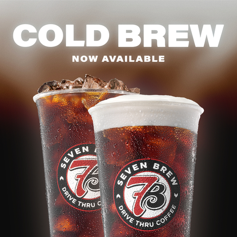 7 Brew reveals that it has added Cold Brew coffee to its fully customizable beverage menu. (Photo: Business Wire)
