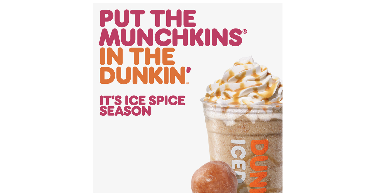 Twice as Nice: Dunkin’ Debuts New Commercial Starring Ice Spice ...