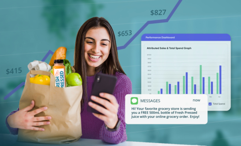 Grocery retailers can now boost retail media revenue with Sponsored Product Sampling, powered by SwishBx and directly integrated with the Mercatus Digital Commerce Platform. (Photo: Business Wire)