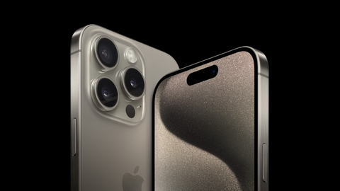iPhone 15 Pro and iPhone 15 Pro Max represent the very best of Apple innovations, featuring a strong and lightweight titanium design, a new Action button, powerful camera upgrades, and A17 Pro. (Photo: Business Wire)